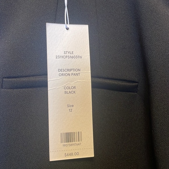 New with Tags Black Veronica Beard Orion trousers - Picture 6 of 10